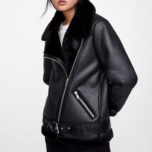 Zara moto coat